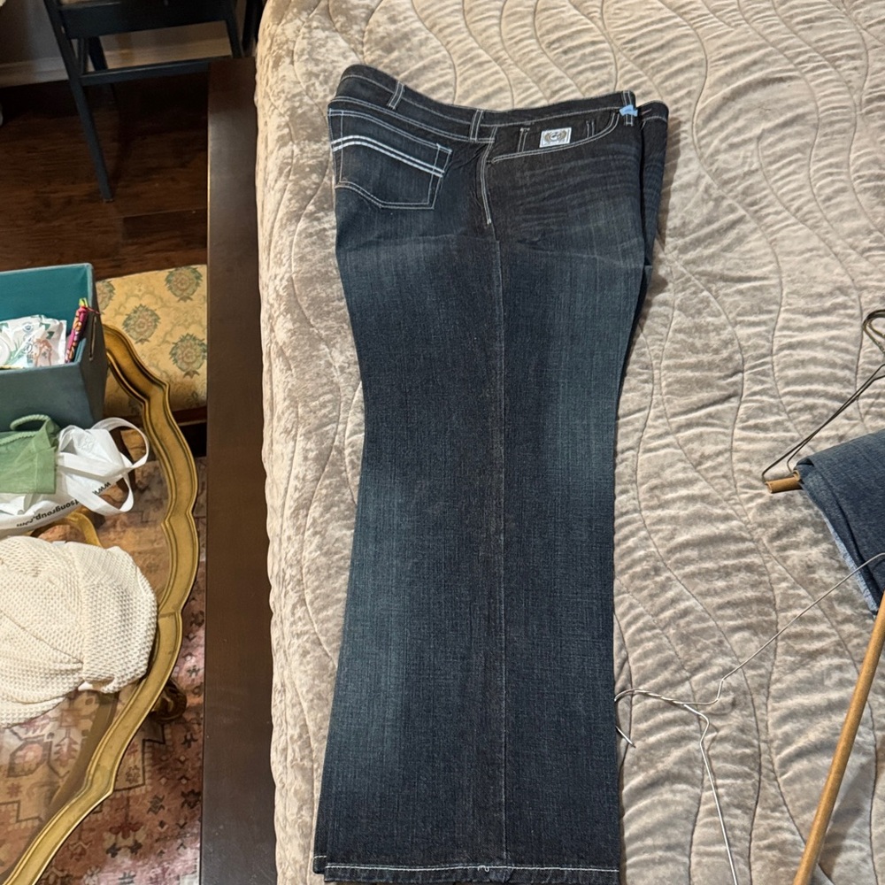 Cinch Women’s Dark Wash Bootcut Jeans - Black Indigo